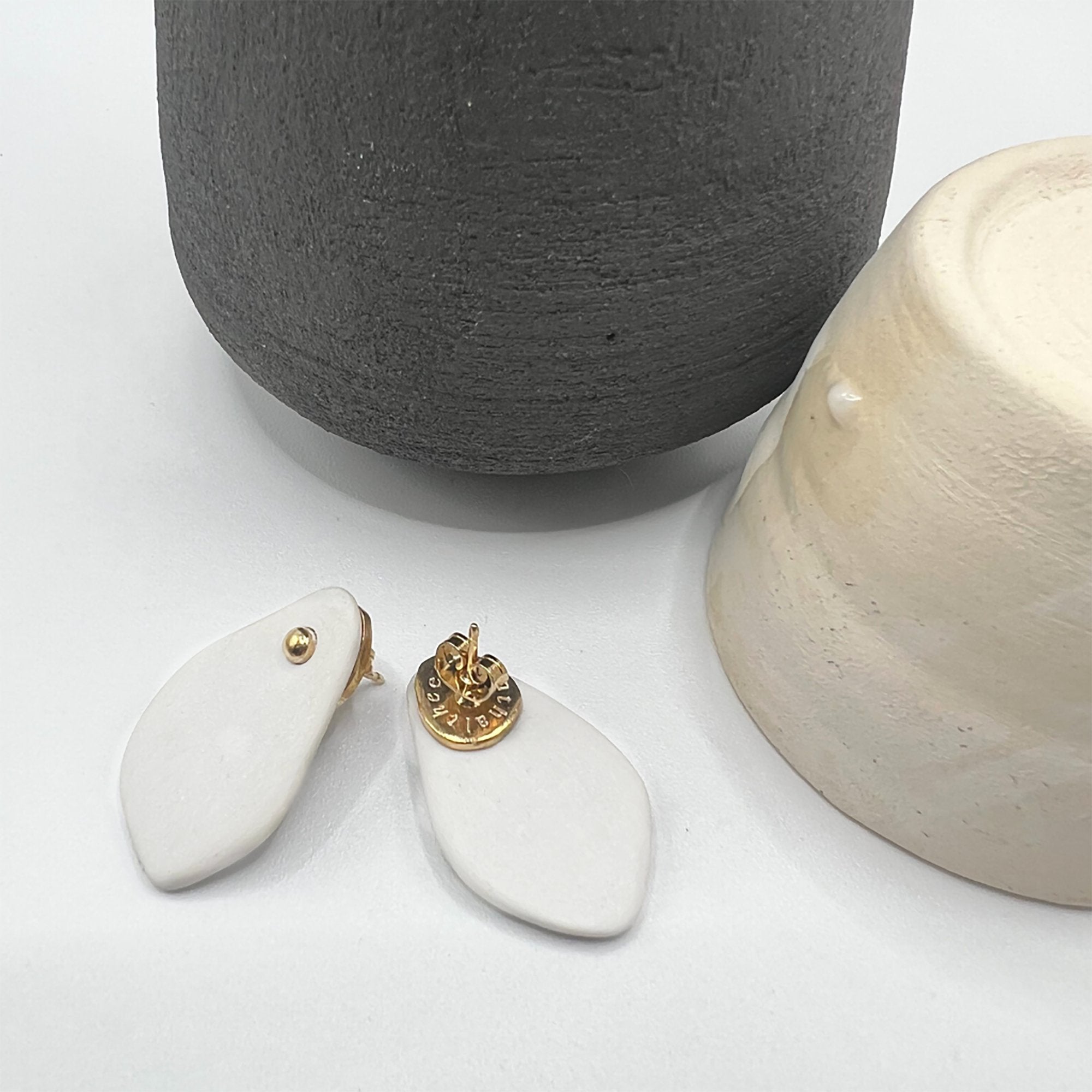 Attached | Porcelain Earrings - the elementhal
